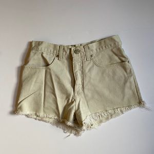 J. Crew Cream Shorts